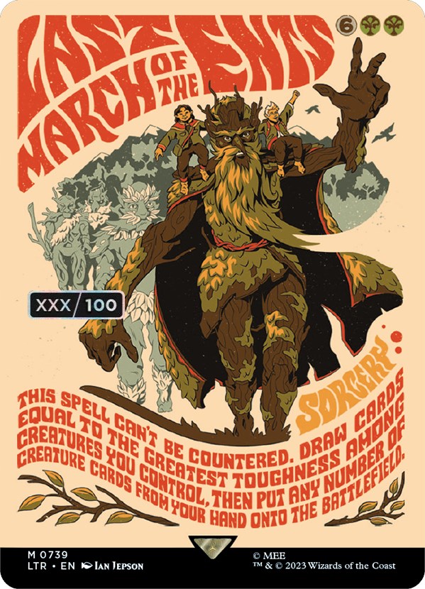 Last March of the Ents (Borderless Poster) (Serialized) [The Lord of the Rings: Tales of Middle-Earth] | Good Games Cannington