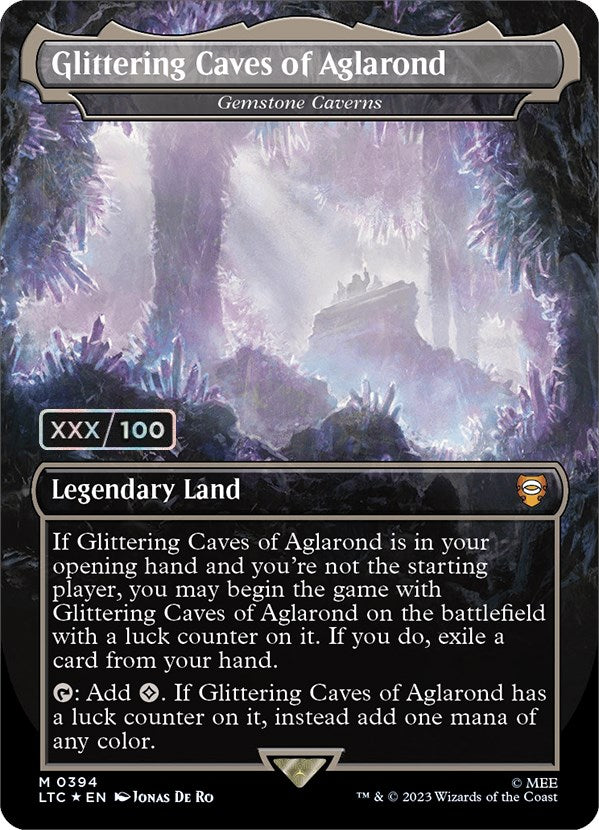 Glittering Caves of Aglarond - Gemstone Caverns (Serialized) [The Lord of the Rings: Tales of Middle-Earth Commander] | Good Games Cannington