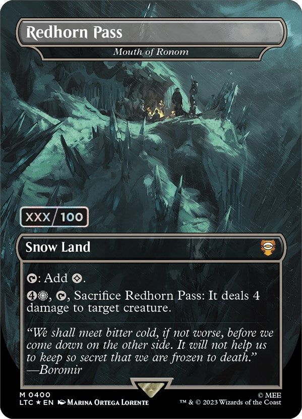 Redhorn Pass - Mouth of Ronom (Serialized) [The Lord of the Rings: Tales of Middle-Earth Commander] | Good Games Cannington