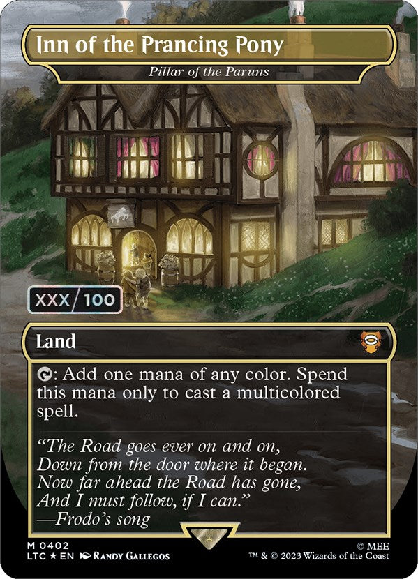 Inn of the Prancing Pony - Pillar of the Paruns (Serialized) [The Lord of the Rings: Tales of Middle-Earth Commander] | Good Games Cannington