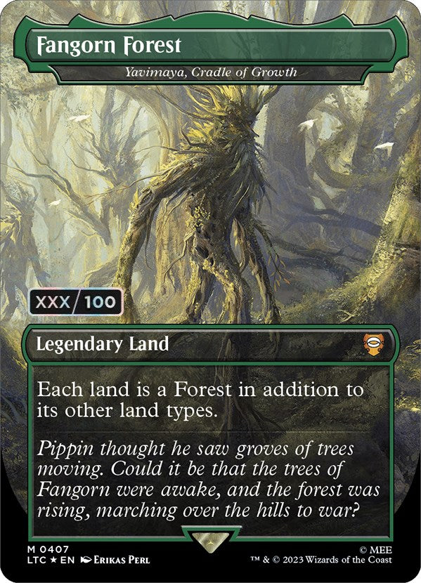 Fangorn Forest - Yavimaya, Cradle of Growth (Serialized) [The Lord of the Rings: Tales of Middle-Earth Commander] | Good Games Cannington
