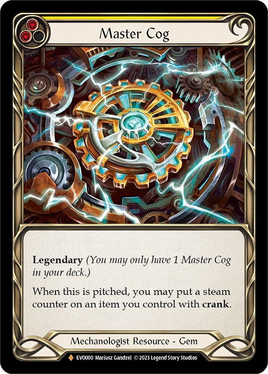 Master Cog [EVO000] (Bright Lights)  Cold Foil | Good Games Cannington