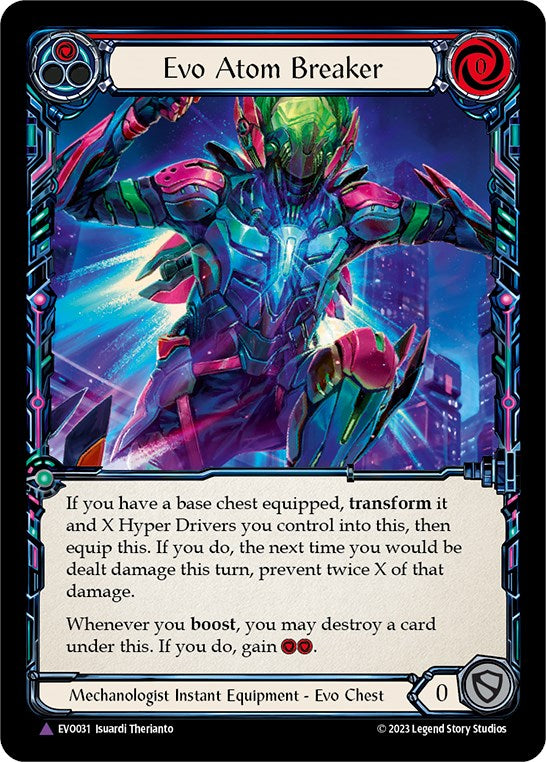 Evo Atom Breaker (Marvel) [EVO031] (Bright Lights)  Cold Foil | Good Games Cannington