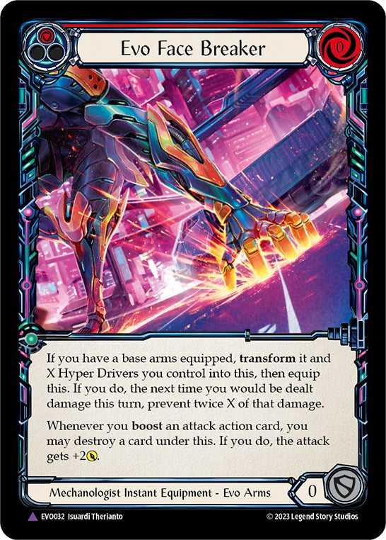Evo Face Breaker (Marvel) [EVO032] (Bright Lights)  Cold Foil | Good Games Cannington