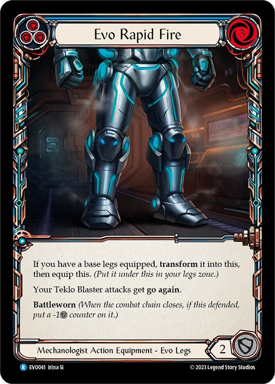 Evo Rapid Fire [EVO041] (Bright Lights)  Cold Foil | Good Games Cannington