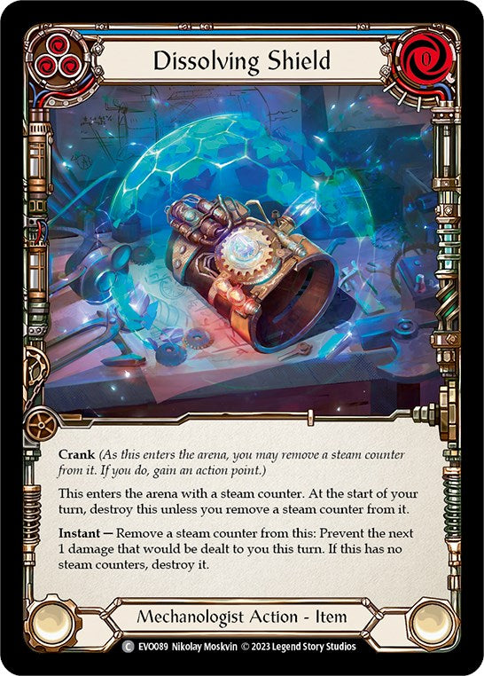 Dissolving Shield (Blue) [EVO089] (Bright Lights) | Good Games Cannington