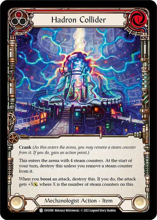 Hadron Collider (Red) [EVO090] (Bright Lights)  Rainbow Foil | Good Games Cannington