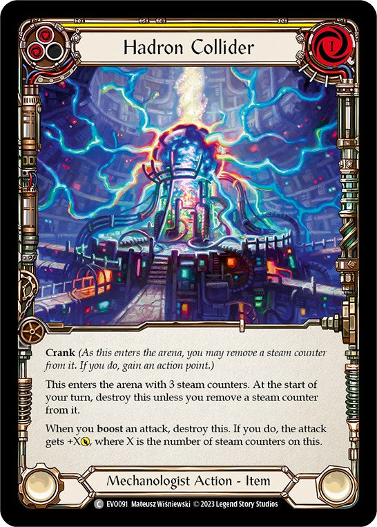Hadron Collider (Yellow) [EVO091] (Bright Lights)  Rainbow Foil | Good Games Cannington
