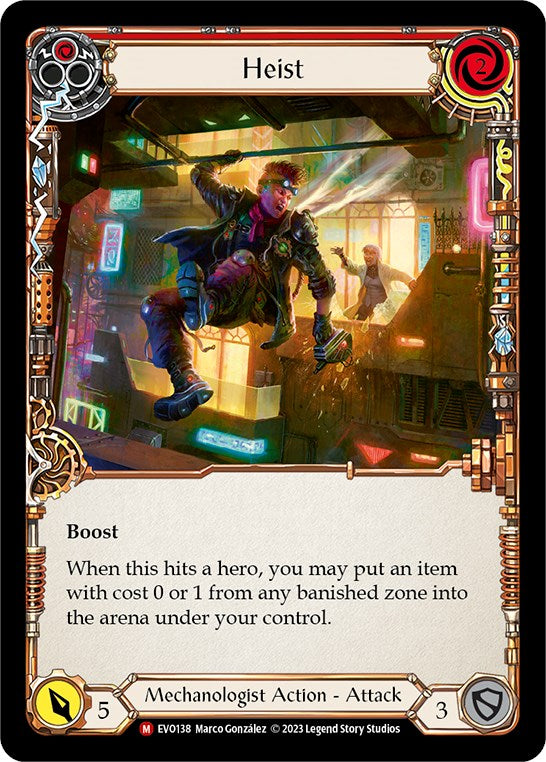 Heist [EVO138] (Bright Lights)  Rainbow Foil | Good Games Cannington
