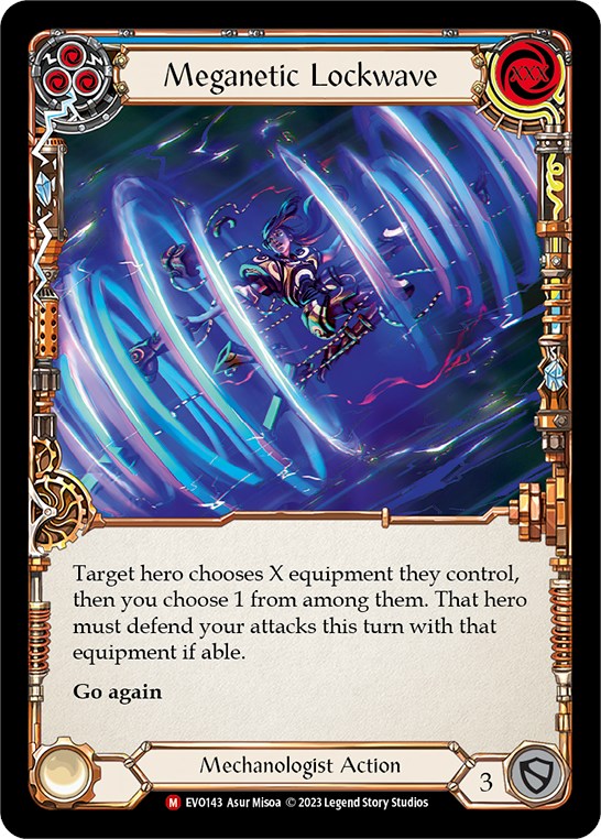 Meganetic Lockwave [EVO143] (Bright Lights)  Rainbow Foil | Good Games Cannington