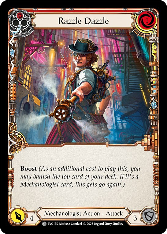 Razzle Dazzle (Red) [EVO165] (Bright Lights)  Rainbow Foil | Good Games Cannington