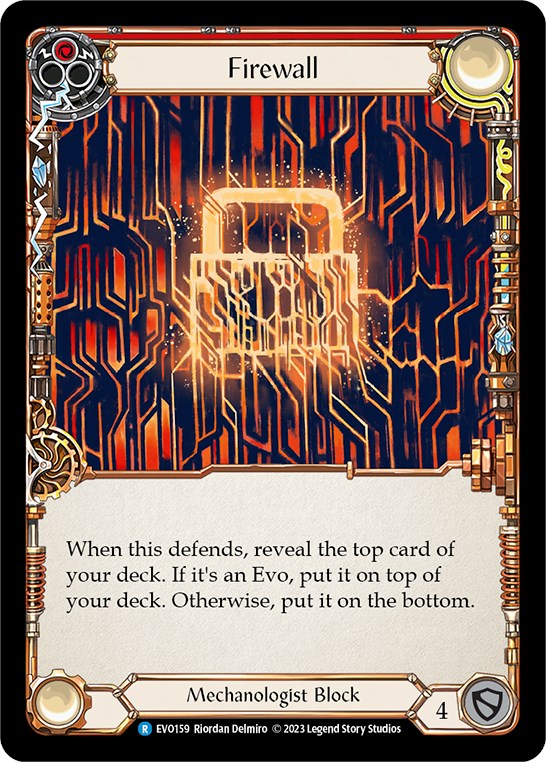 Firewall (Red) [EVO159] (Bright Lights) | Good Games Cannington
