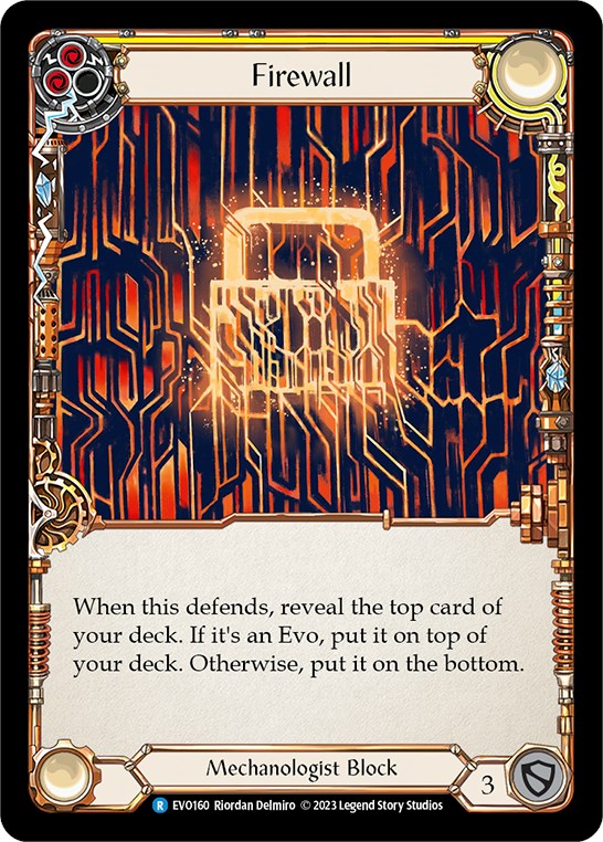 Firewall (Yellow) [EVO160] (Bright Lights) | Good Games Cannington