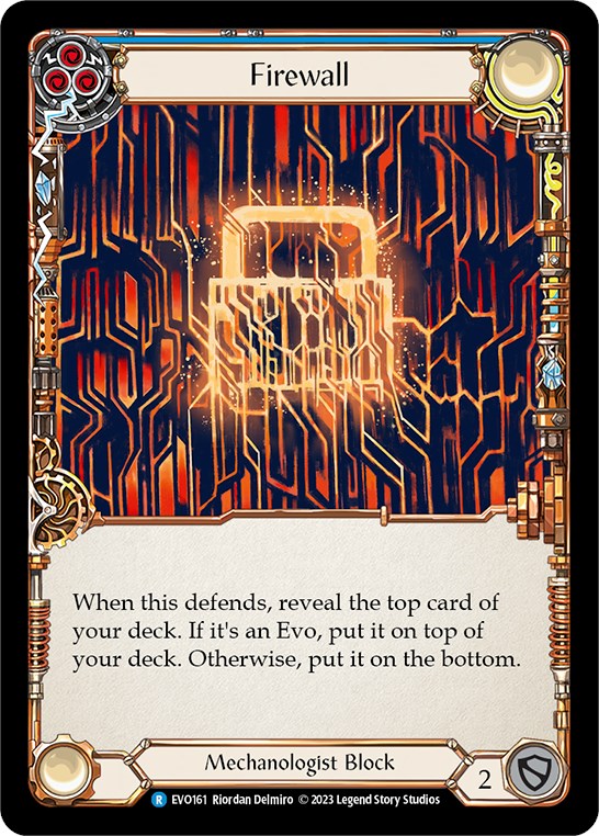Firewall (Blue) [EVO161] (Bright Lights) | Good Games Cannington
