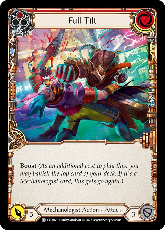 Full Tilt (Red) [EVO168] (Bright Lights)  Rainbow Foil | Good Games Cannington