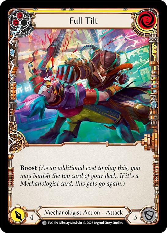 Full Tilt (Yellow) [EVO169] (Bright Lights)  Rainbow Foil | Good Games Cannington