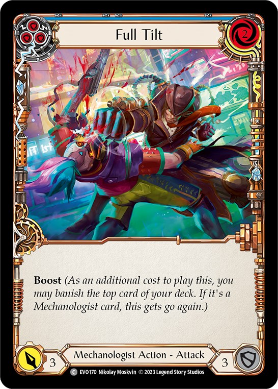 Full Tilt (Blue) [EVO170] (Bright Lights)  Rainbow Foil | Good Games Cannington