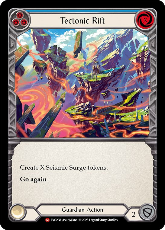 Tectonic Rift [EVO238] (Bright Lights)  Rainbow Foil | Good Games Cannington