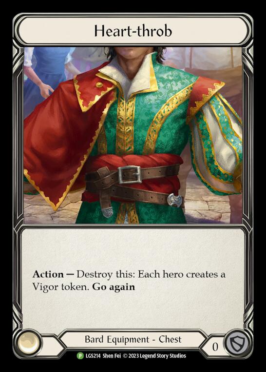 Heart-throb [LGS14] (Promo)  Rainbow Foil | Good Games Cannington
