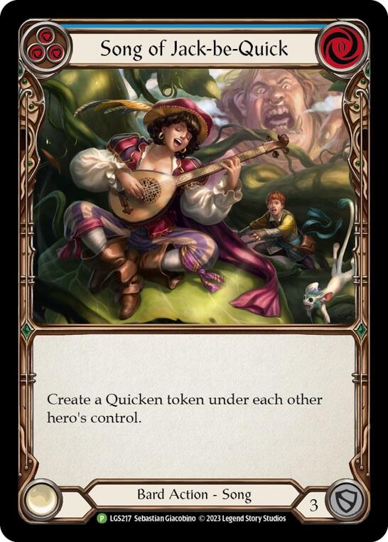 Song of Jack-be-Quick [LGS217] (Promo)  Rainbow Foil | Good Games Cannington