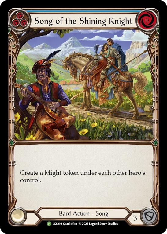 Song of the Shining Knight [LGS219] (Promo)  Rainbow Foil | Good Games Cannington