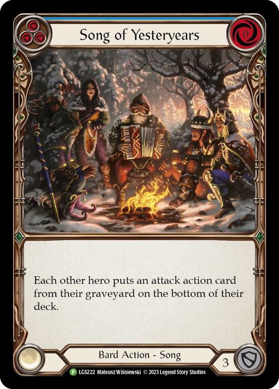 Song of Yesteryears [LGS222] (Promo)  Rainbow Foil | Good Games Cannington