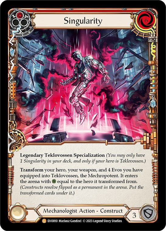 Singularity // Teklovossen, the Mechropotent [EVO010] (Bright Lights) | Good Games Cannington