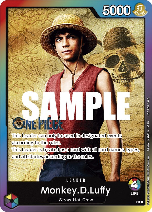 Monkey.D.Luffy (Leader Pack - Live Action) (Sealed Battle 2023 Vol. 1) [One Piece Promotion Cards] | Good Games Cannington