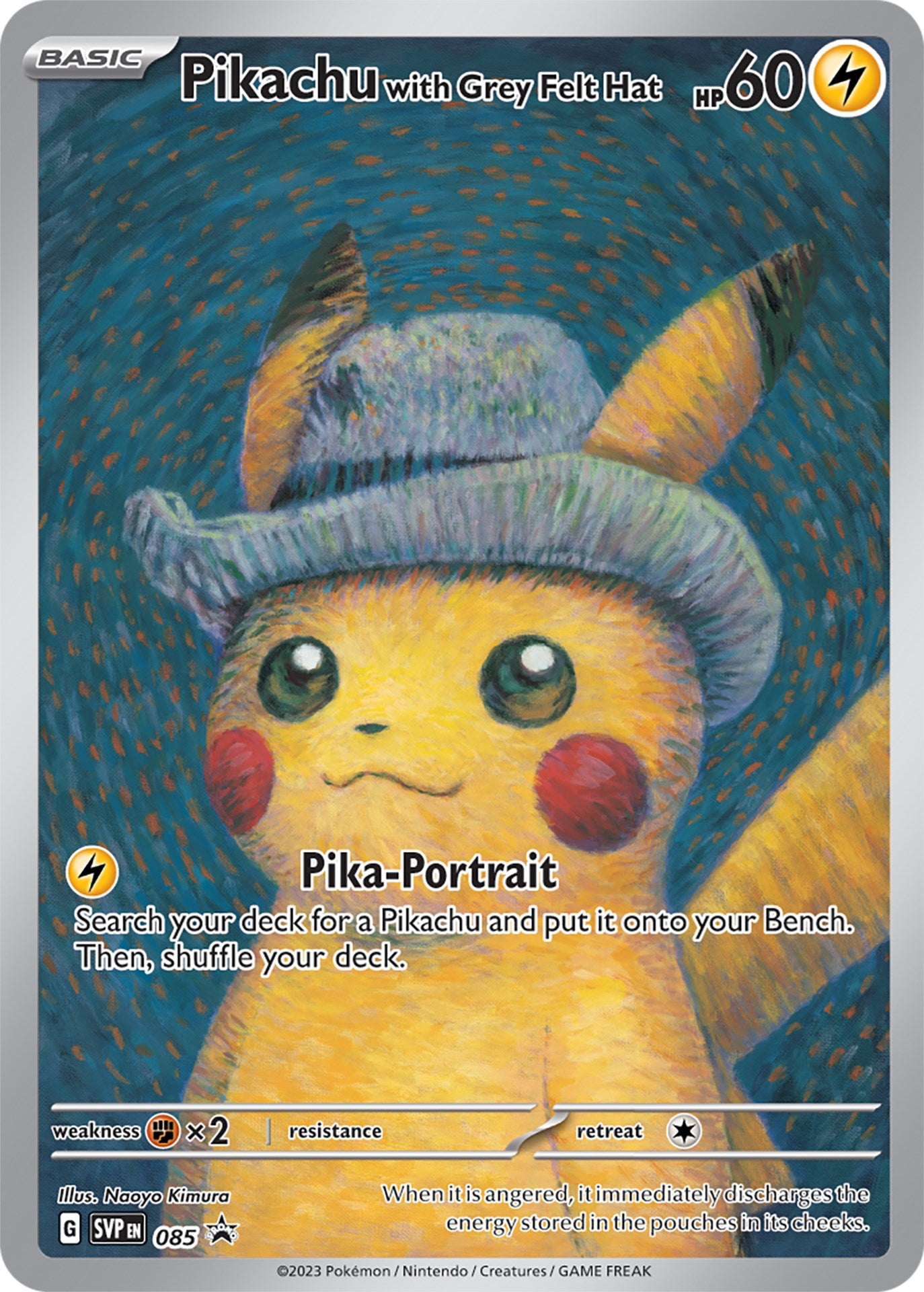 Pikachu with Grey Felt Hat (085) [Scarlet & Violet: Black Star Promos] | Good Games Cannington