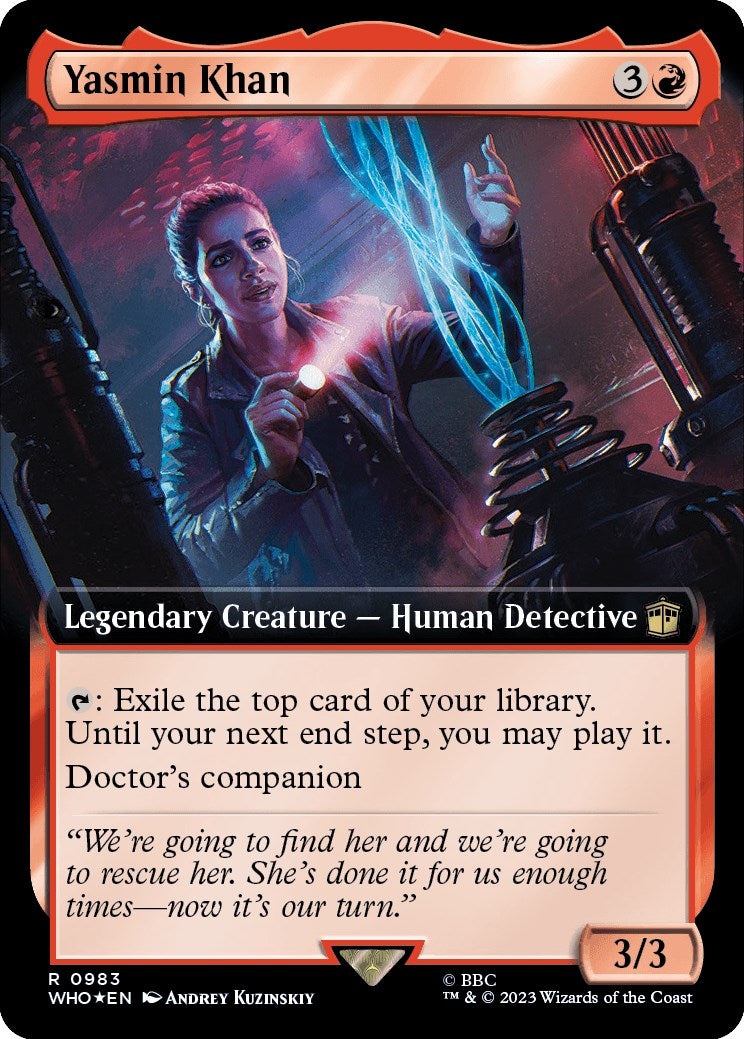 Yasmin Khan (Extended Art) (Surge Foil) [Doctor Who] | Good Games Cannington