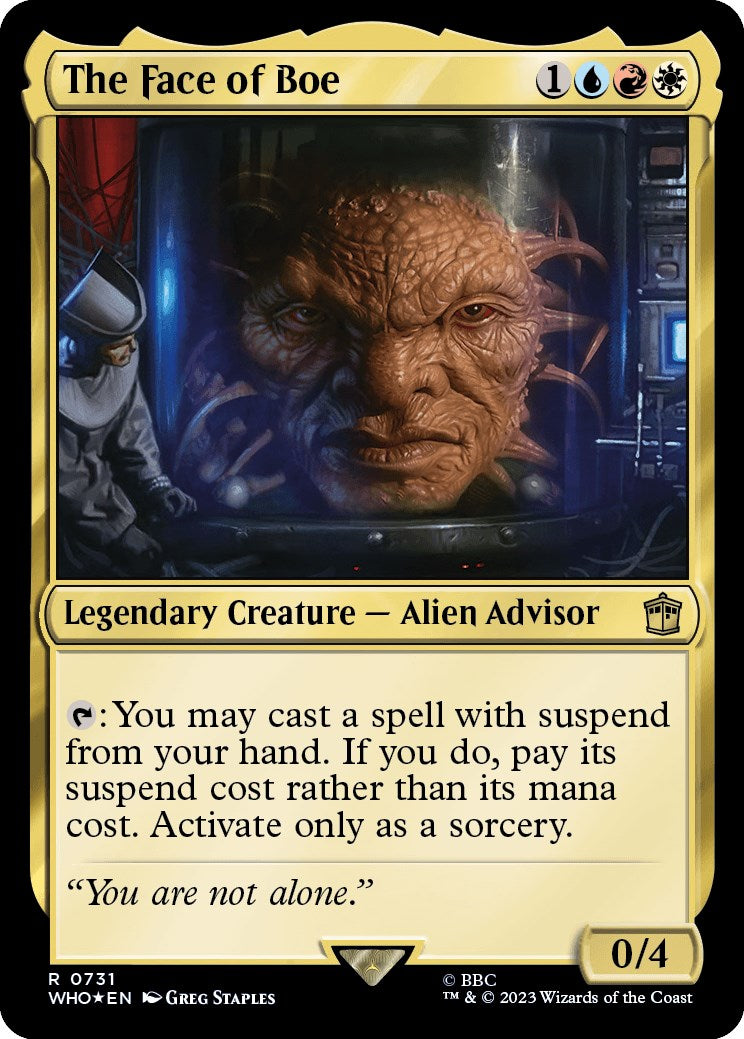 The Face of Boe (Surge Foil) [Doctor Who] | Good Games Cannington