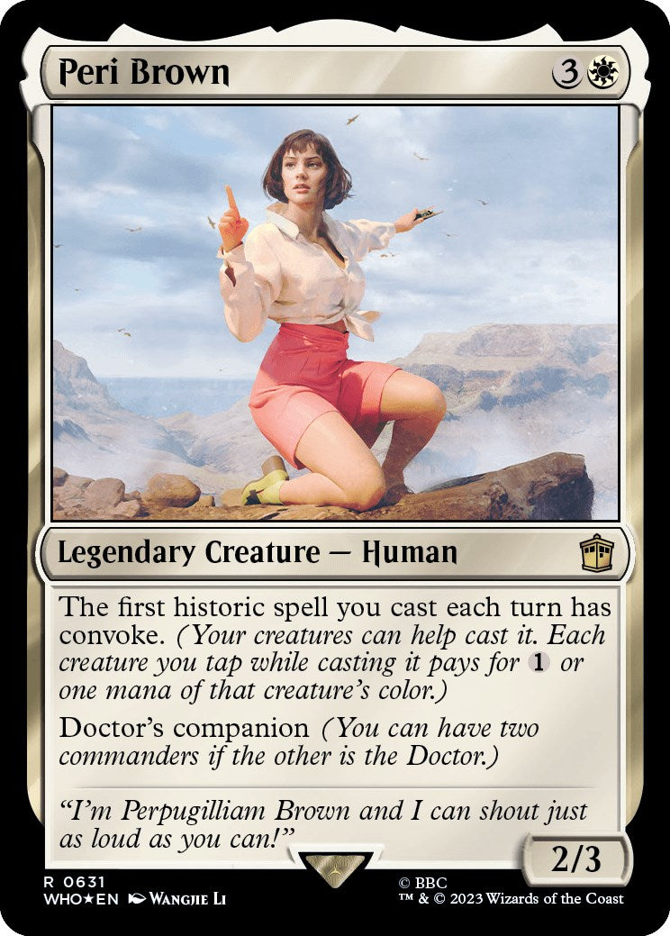 Peri Brown (Surge Foil) [Doctor Who] | Good Games Cannington