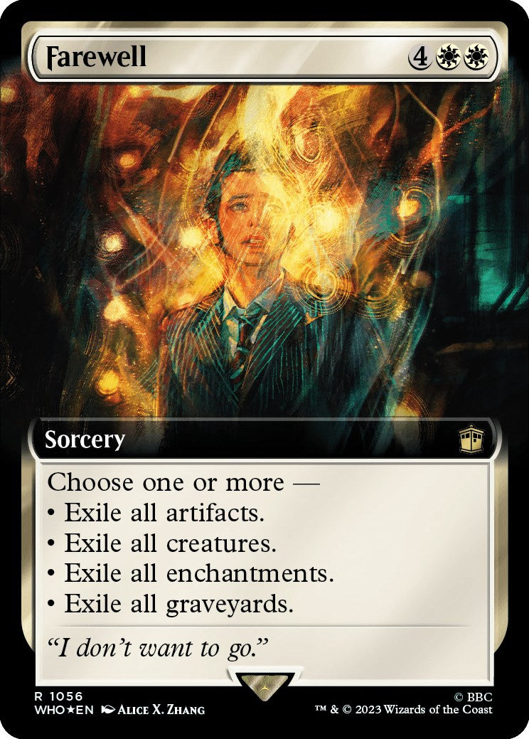 Farewell (Extended Art) (Surge Foil) [Doctor Who] | Good Games Cannington