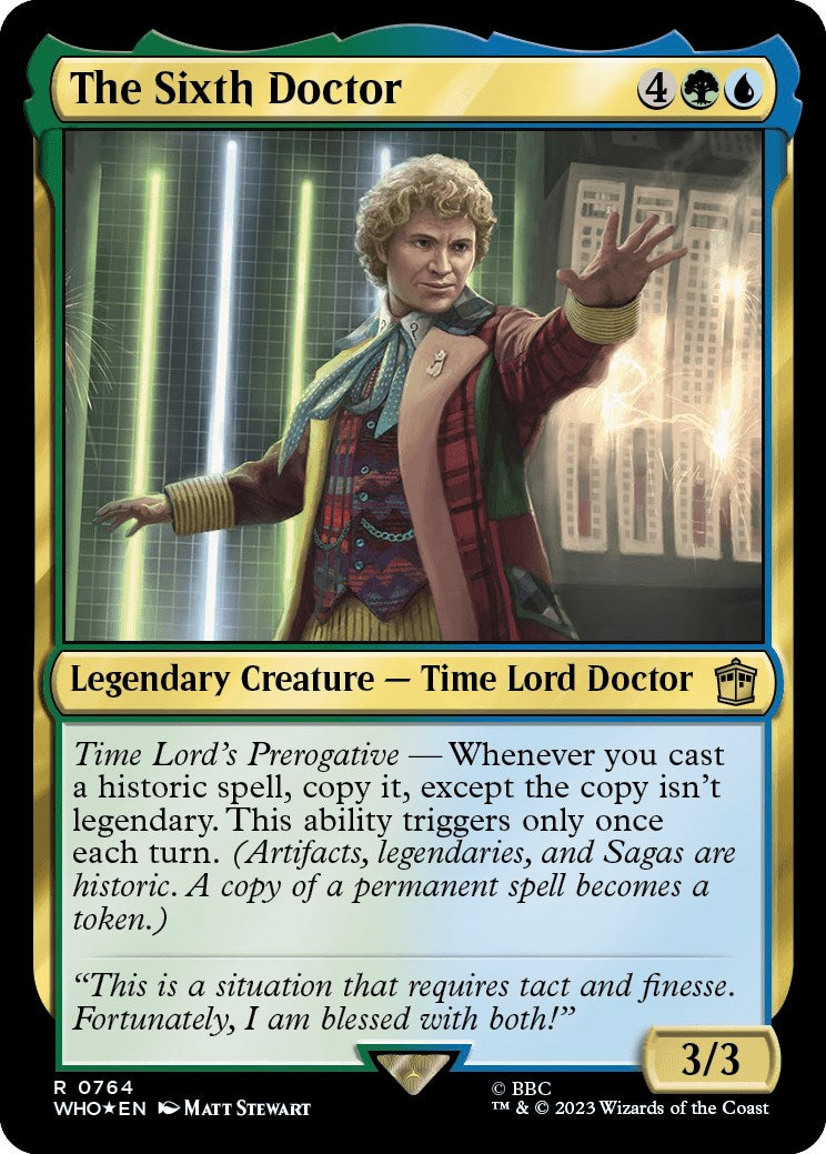The Sixth Doctor (Surge Foil) [Doctor Who] | Good Games Cannington