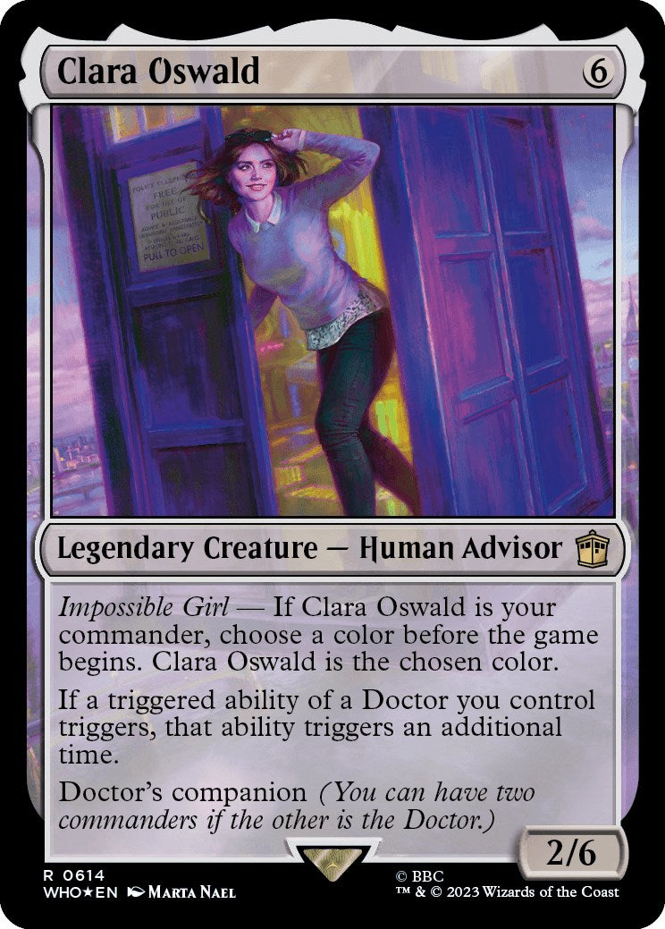 Clara Oswald (Surge Foil) [Doctor Who] | Good Games Cannington