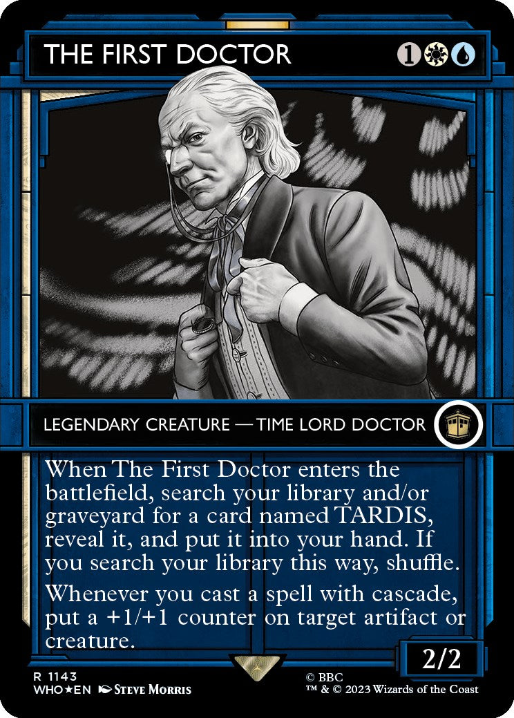 The First Doctor (Showcase) (Surge Foil) [Doctor Who] | Good Games Cannington