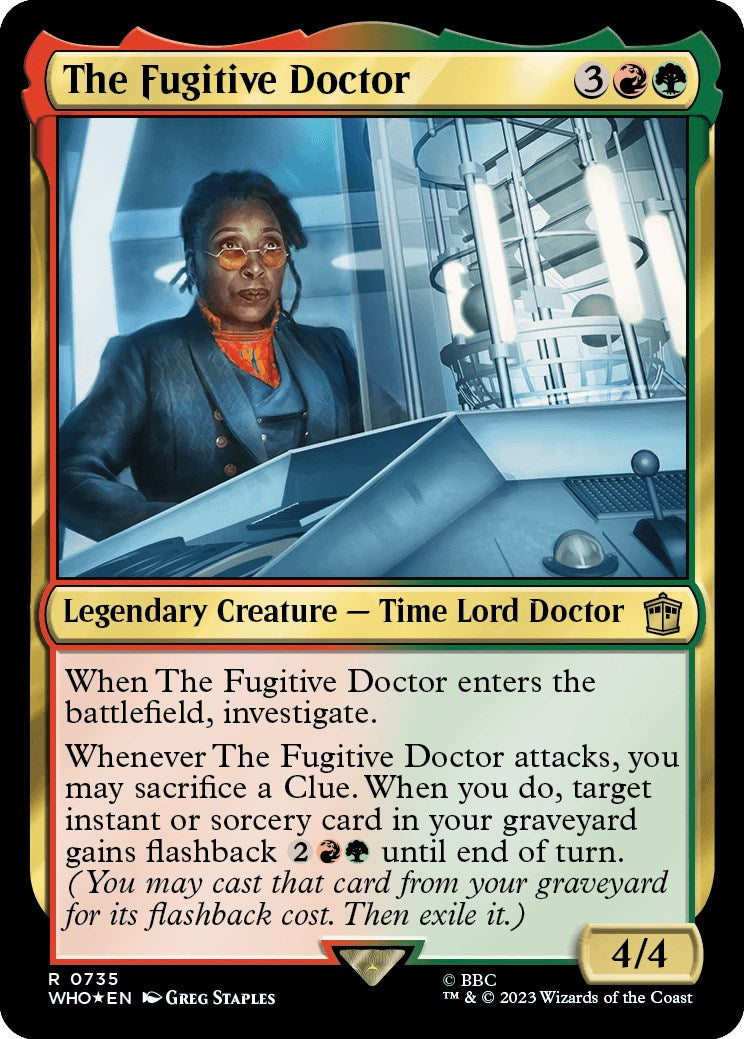 The Fugitive Doctor (Surge Foil) [Doctor Who] | Good Games Cannington