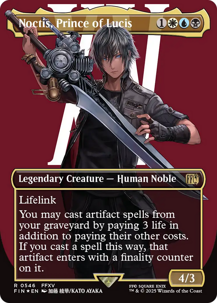 Noctis, Prince of Lucis (Borderless) (Surge Foil) [FINAL FANTASY] | Good Games Cannington