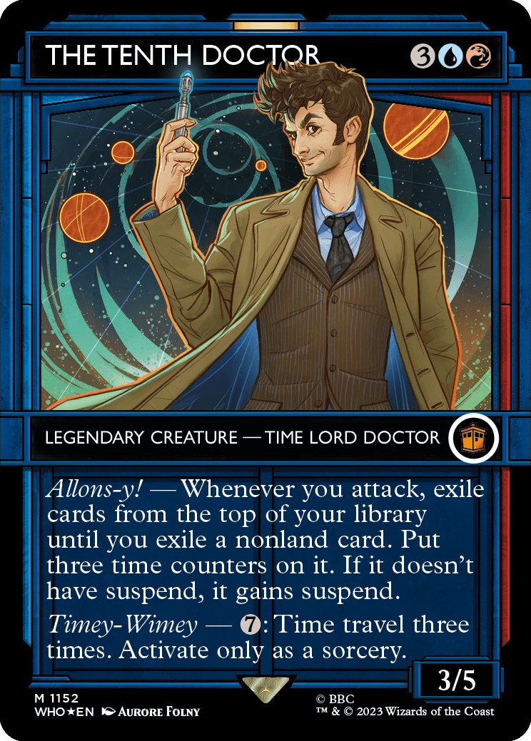 The Tenth Doctor (Showcase) (Surge Foil) [Doctor Who] | Good Games Cannington