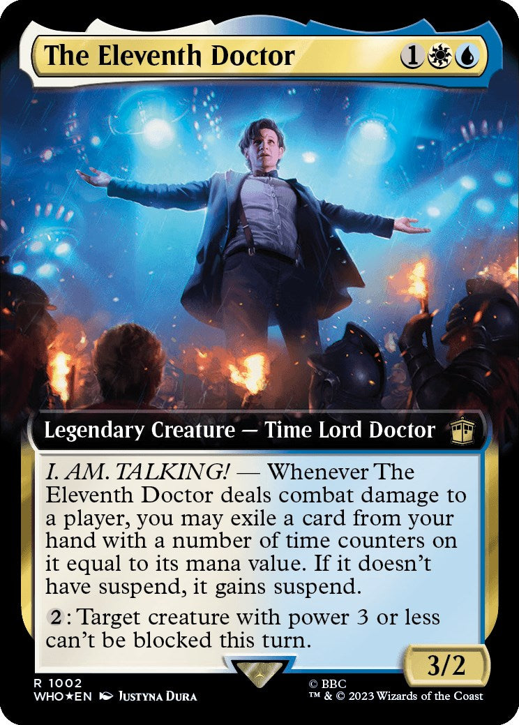 The Eleventh Doctor (Extended Art) (Surge Foil) [Doctor Who] | Good Games Cannington