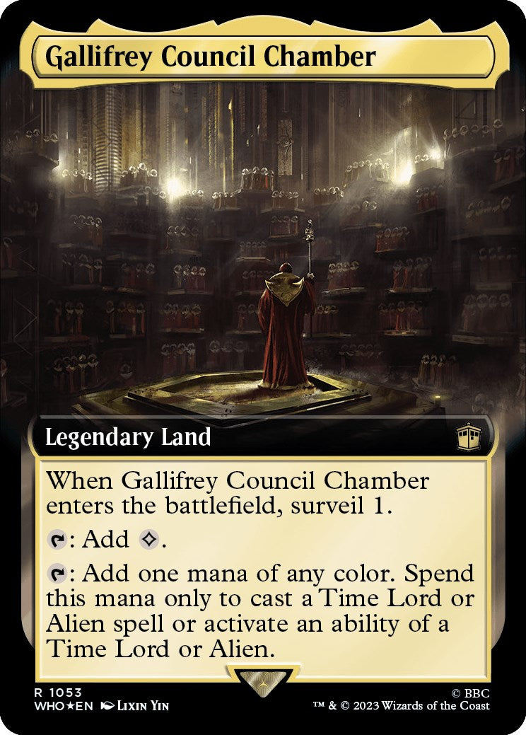 Gallifrey Council Chamber (Extended Art) (Surge Foil) [Doctor Who] | Good Games Cannington