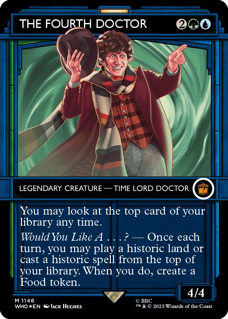 The Fourth Doctor (Showcase) (Surge Foil) [Doctor Who] | Good Games Cannington