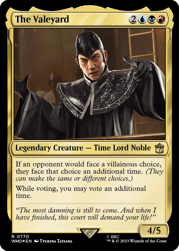 The Valeyard (Surge Foil) [Doctor Who] | Good Games Cannington