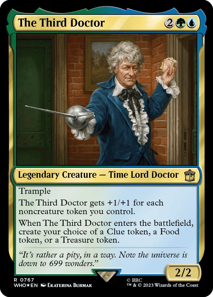 The Third Doctor (Surge Foil) [Doctor Who] | Good Games Cannington