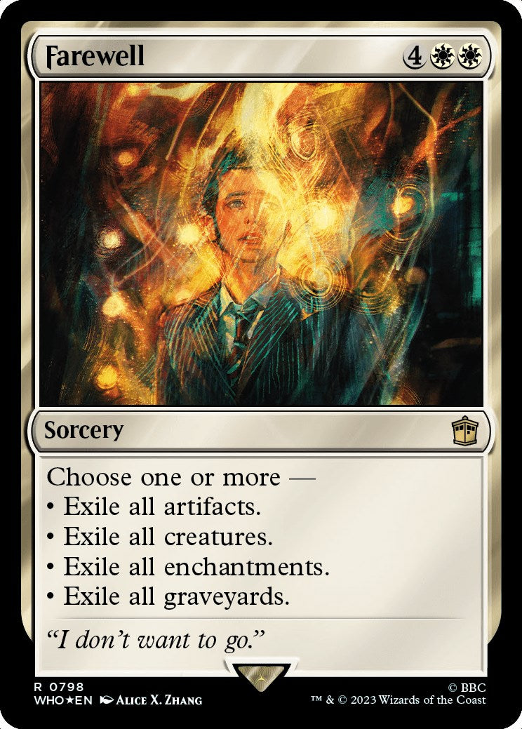 Farewell (Surge Foil) [Doctor Who] | Good Games Cannington