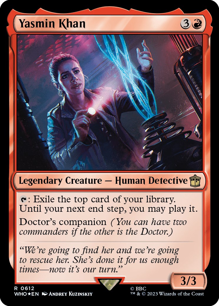 Yasmin Khan (Surge Foil) [Doctor Who] | Good Games Cannington