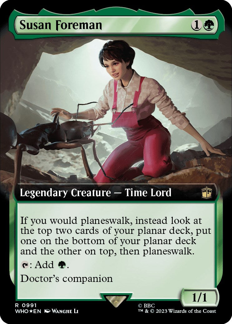 Susan Foreman (Extended Art) (Surge Foil) [Doctor Who] | Good Games Cannington