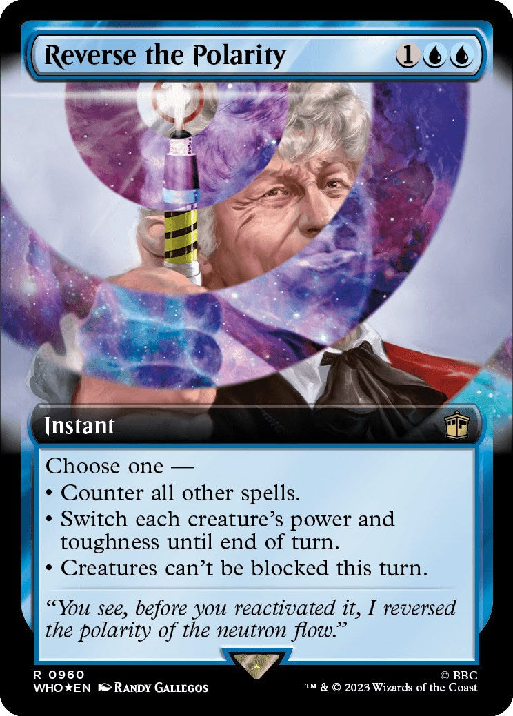Reverse the Polarity (Extended Art) (Surge Foil) [Doctor Who] | Good Games Cannington