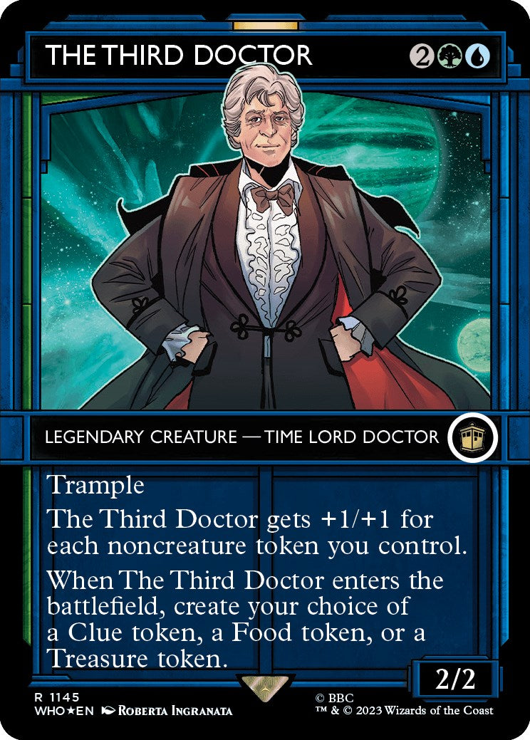 The Third Doctor (Showcase) (Surge Foil) [Doctor Who] | Good Games Cannington