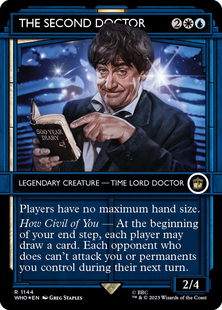 The Second Doctor (Showcase) (Surge Foil) [Doctor Who] | Good Games Cannington